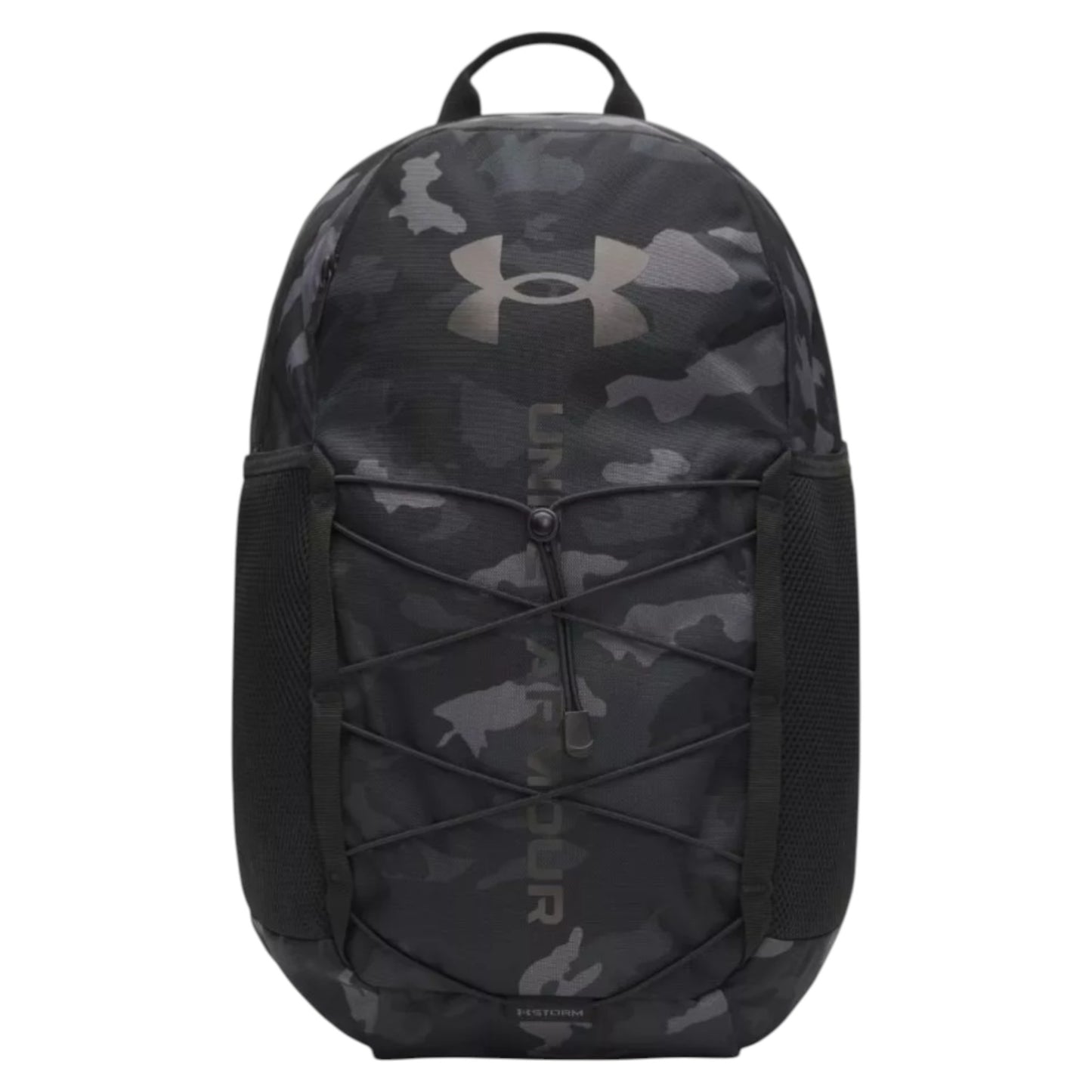 .Under Armour Hustle Sport 6 Backpack - Black/Grey/Camo Design - (6000397-002) - C15