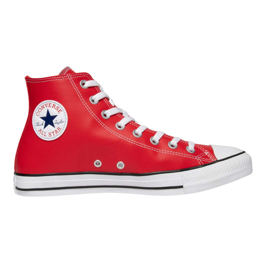 - Converse Chuck Taylor All Star Unisex Faux Leather High Top Red - (172698) - RL - R1L7