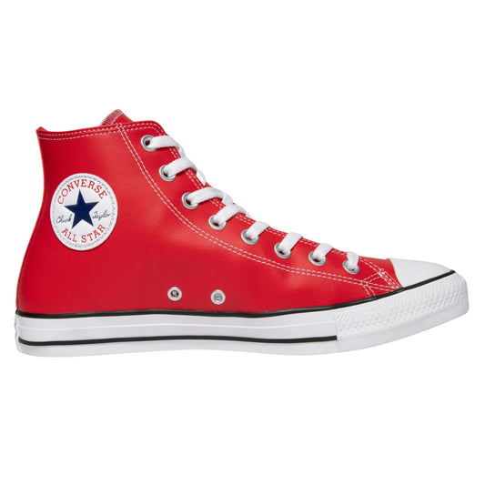 - Converse Chuck Taylor All Star Unisex Faux Leather High Top Red - (172698) - RL - R1L7