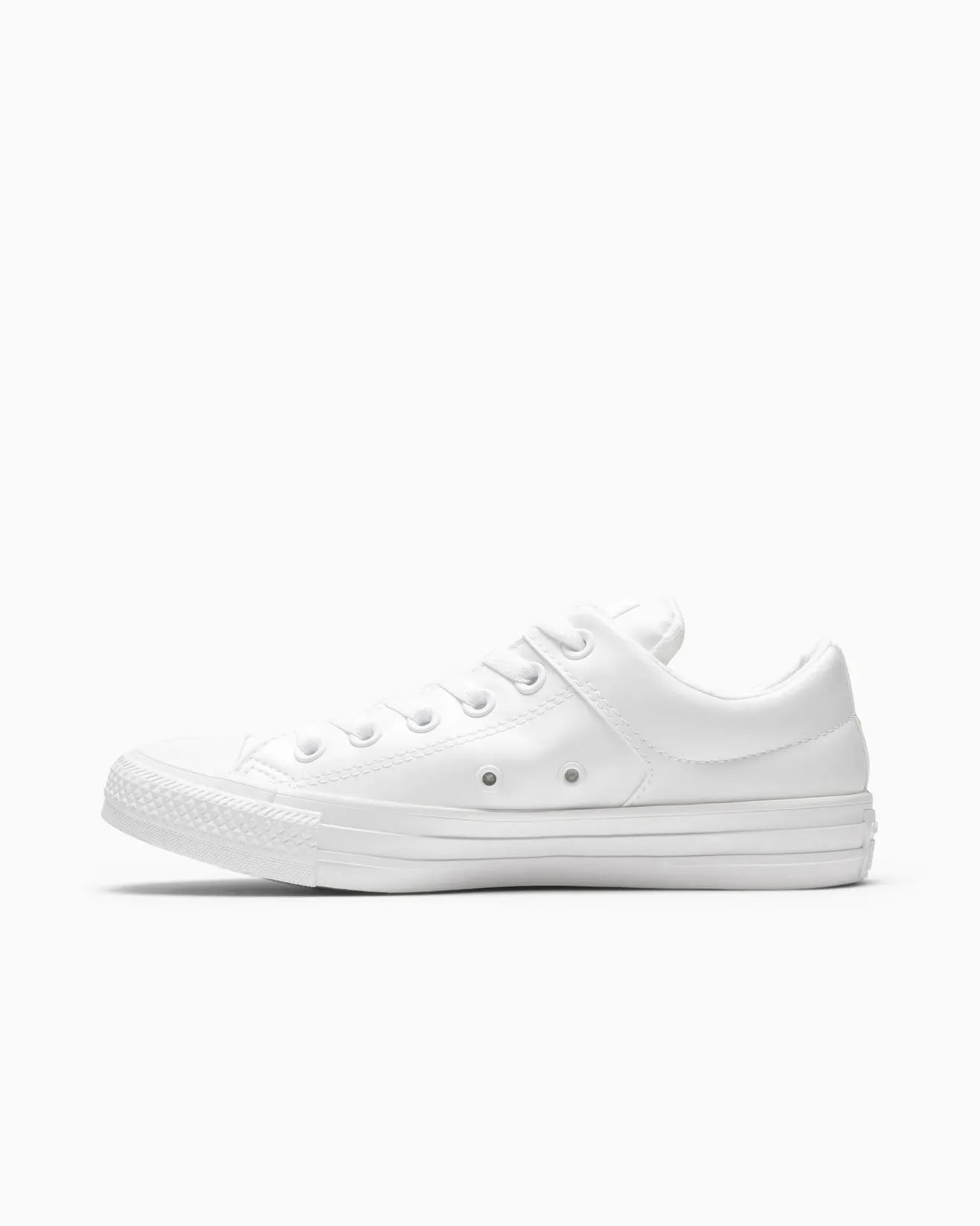 .Converse Chuck Taylor Leather Low Cut White Monochrome - (A10446) - OXW - R1L7