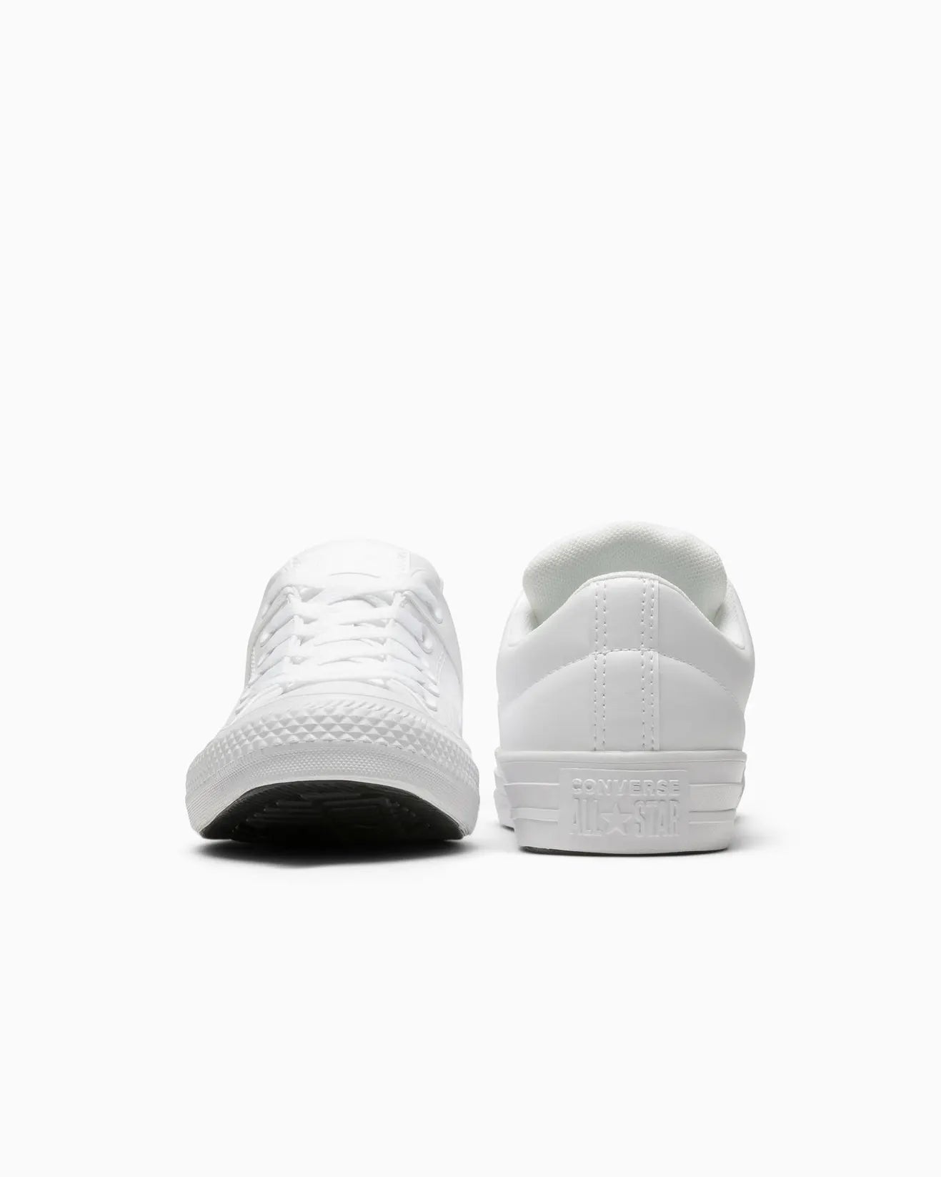 .Converse Chuck Taylor Leather Low Cut White Monochrome - (A10446) - OXW - R1L7