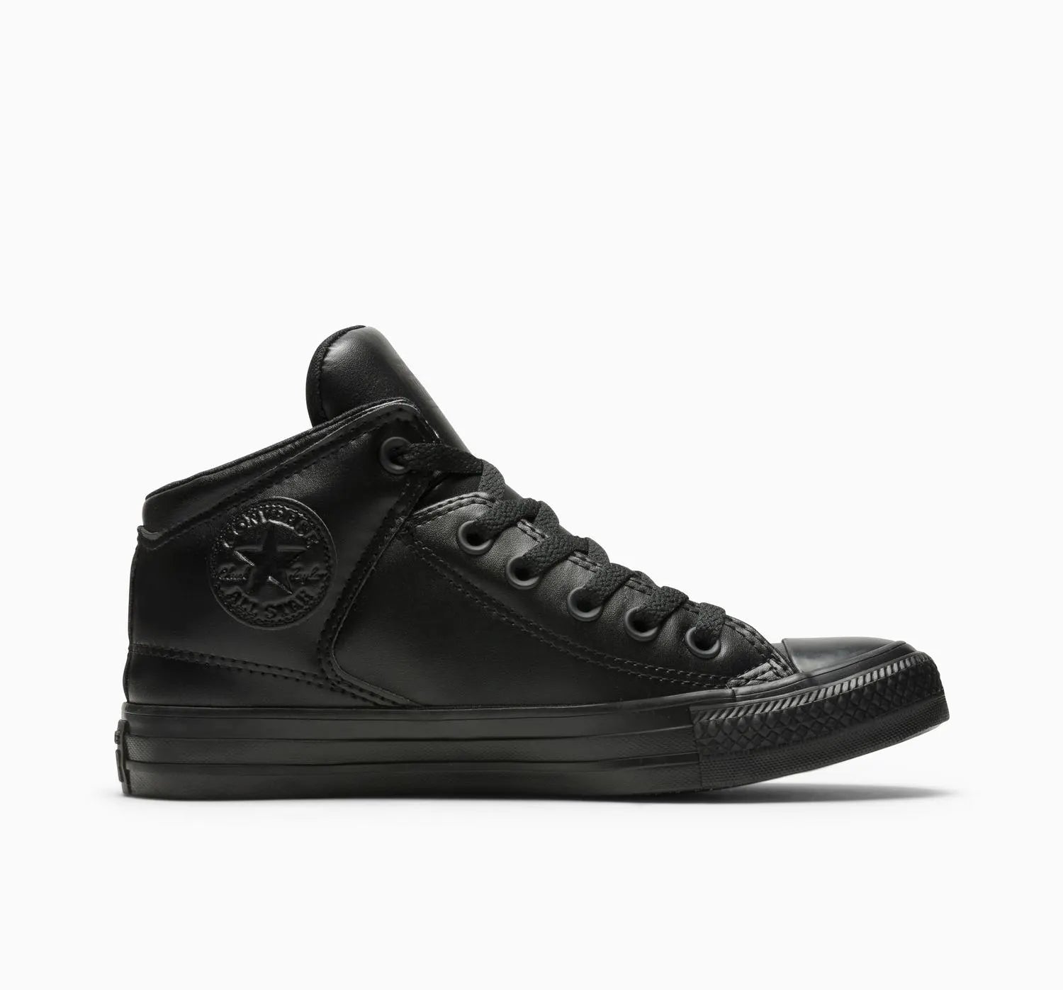 Converse Chuck Taylor Unisex All Star High Street Mid Black Mono A Shoe Bizz