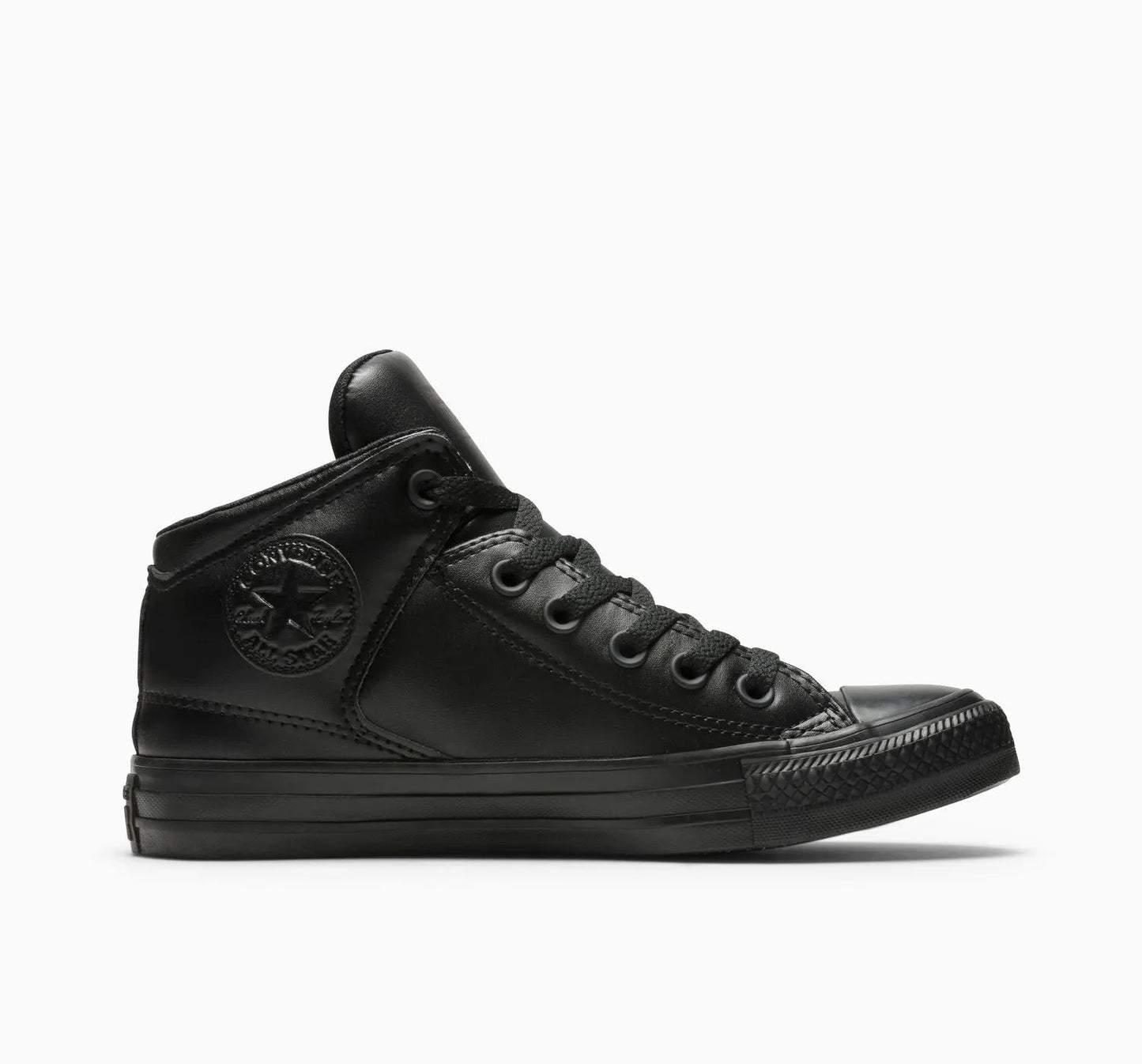 .Converse Chuck Taylor Unisex All Star High Street Mid Black Mono - (A10447) - OXL - R1L6