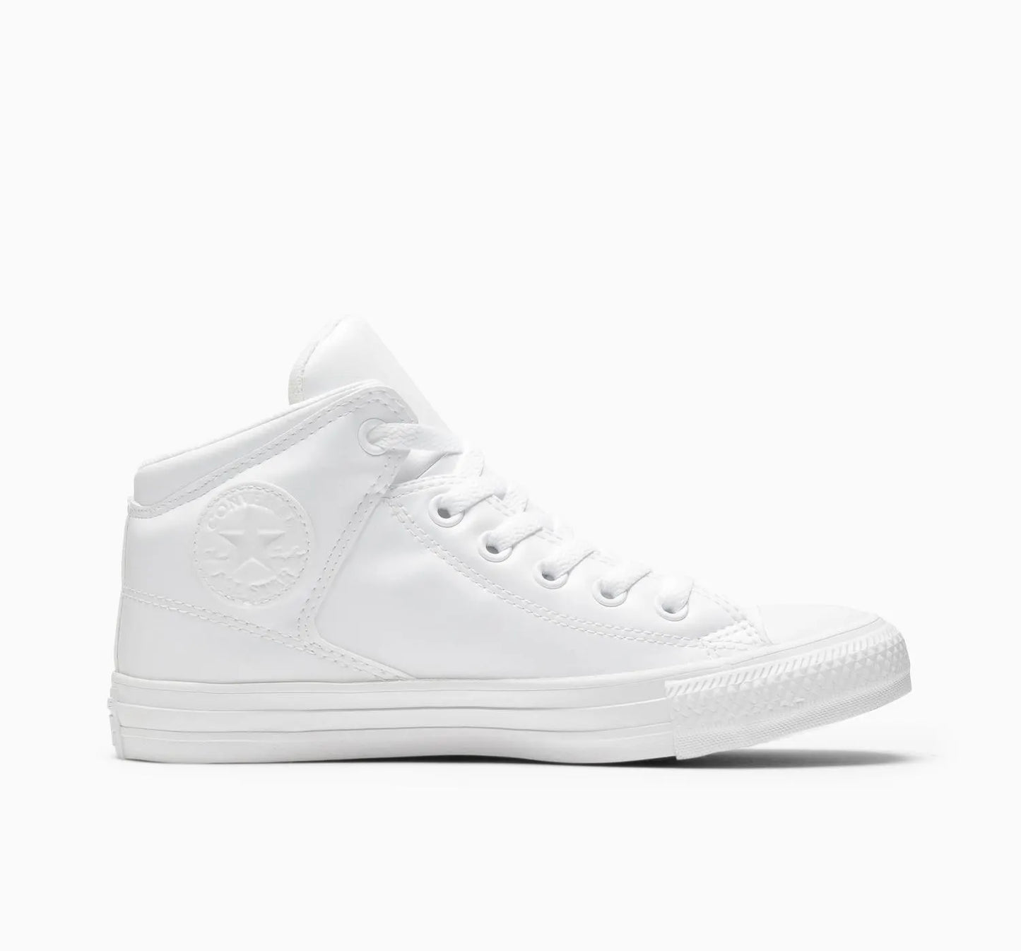 .Converse Chuck Taylor All Star White Mono High Cut High Street Mid  - (A10448) - OSM - R1L8