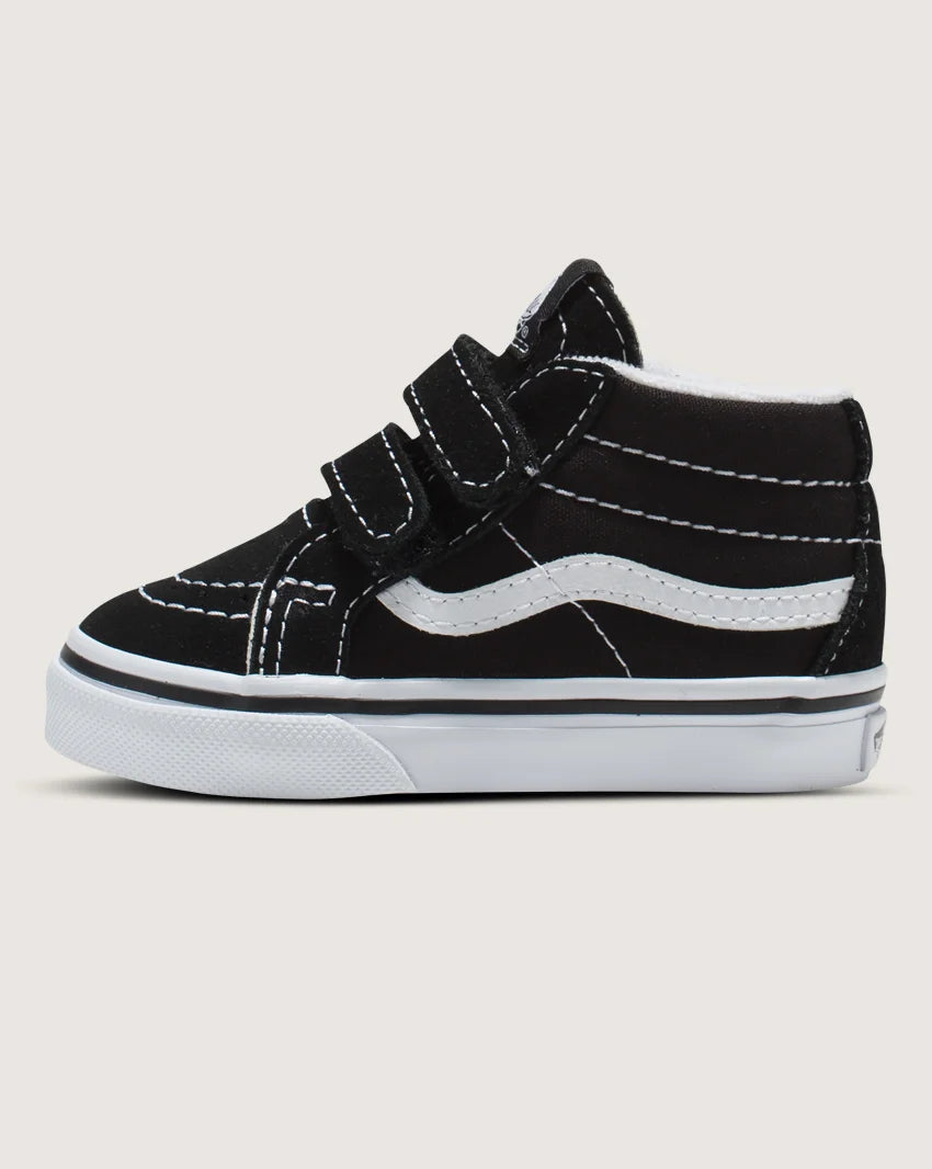 .Vans Toddler SK8 Mid Reissue V Black/True White - (VN-018W6BT.BLKT) - VSK - R1L1
