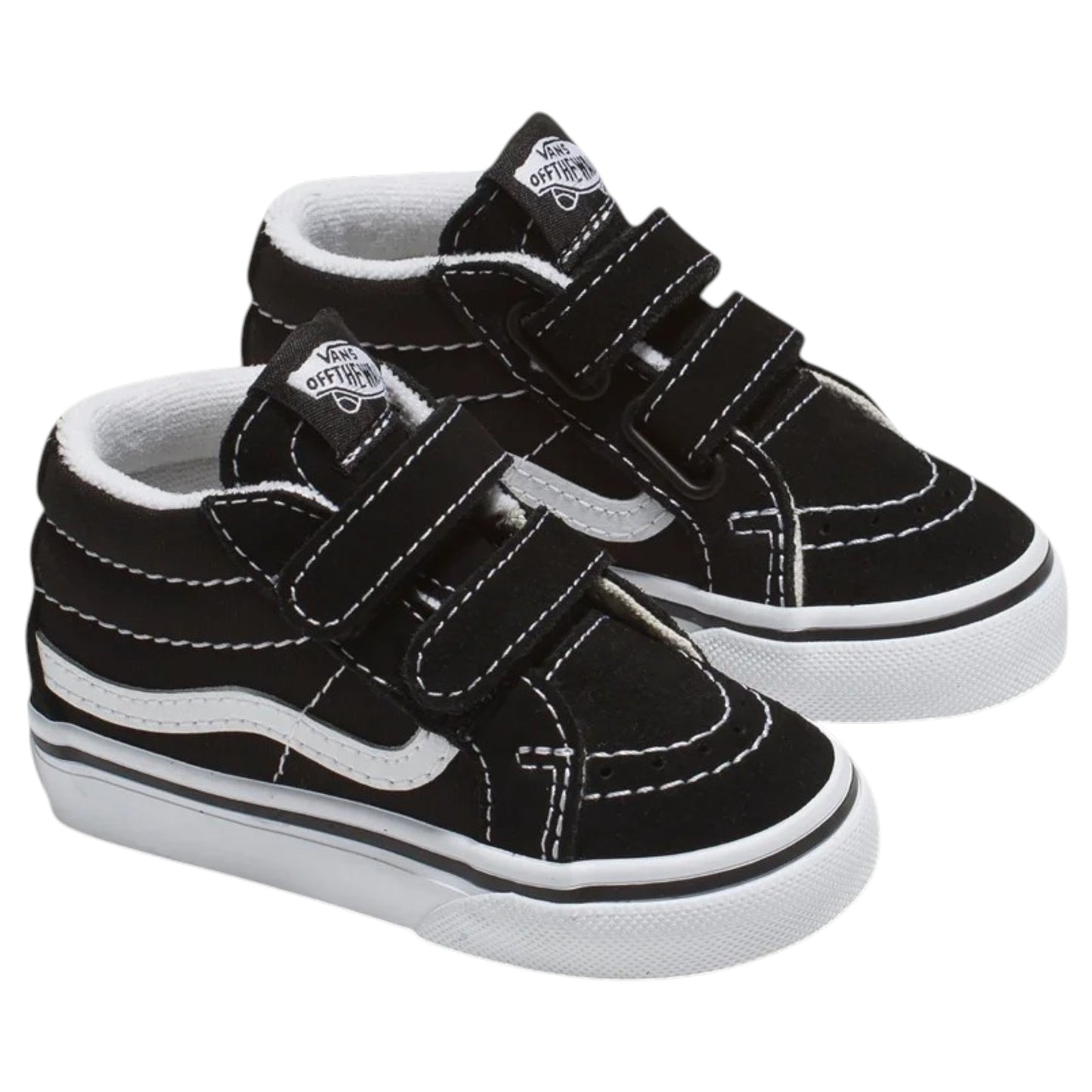 .Vans Toddler SK8 Mid Reissue V Black/True White - (VN-018W6BT.BLKT) - VSK - R1L1