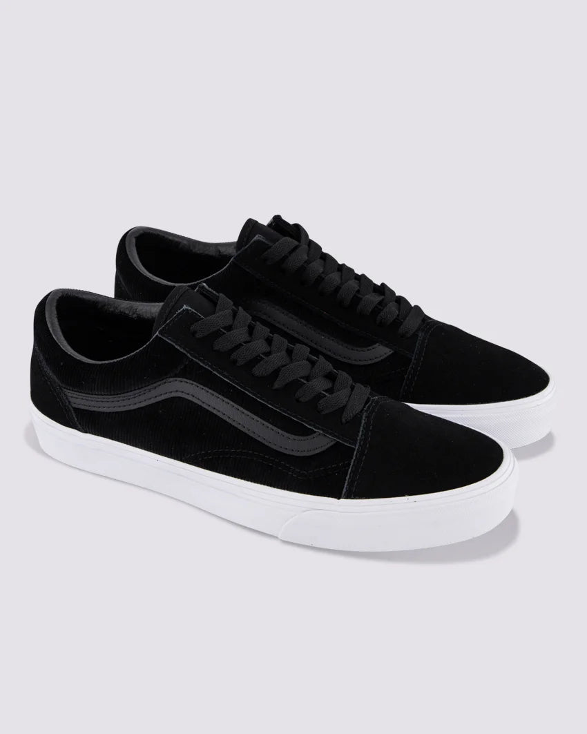 .Vans Old Skool - CORDUROY BLACK/WHITE - (VN000CR5BM) - BM8 - R1L6