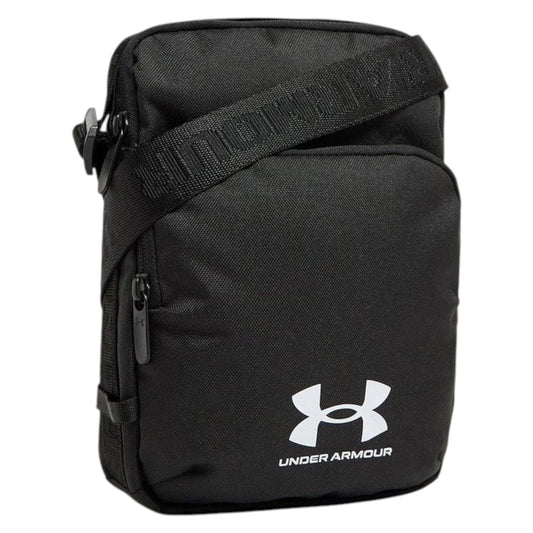 .Under Armour Loudon Lite Crossbody Bag - BLACK/WHITE - (1381912-001) - F