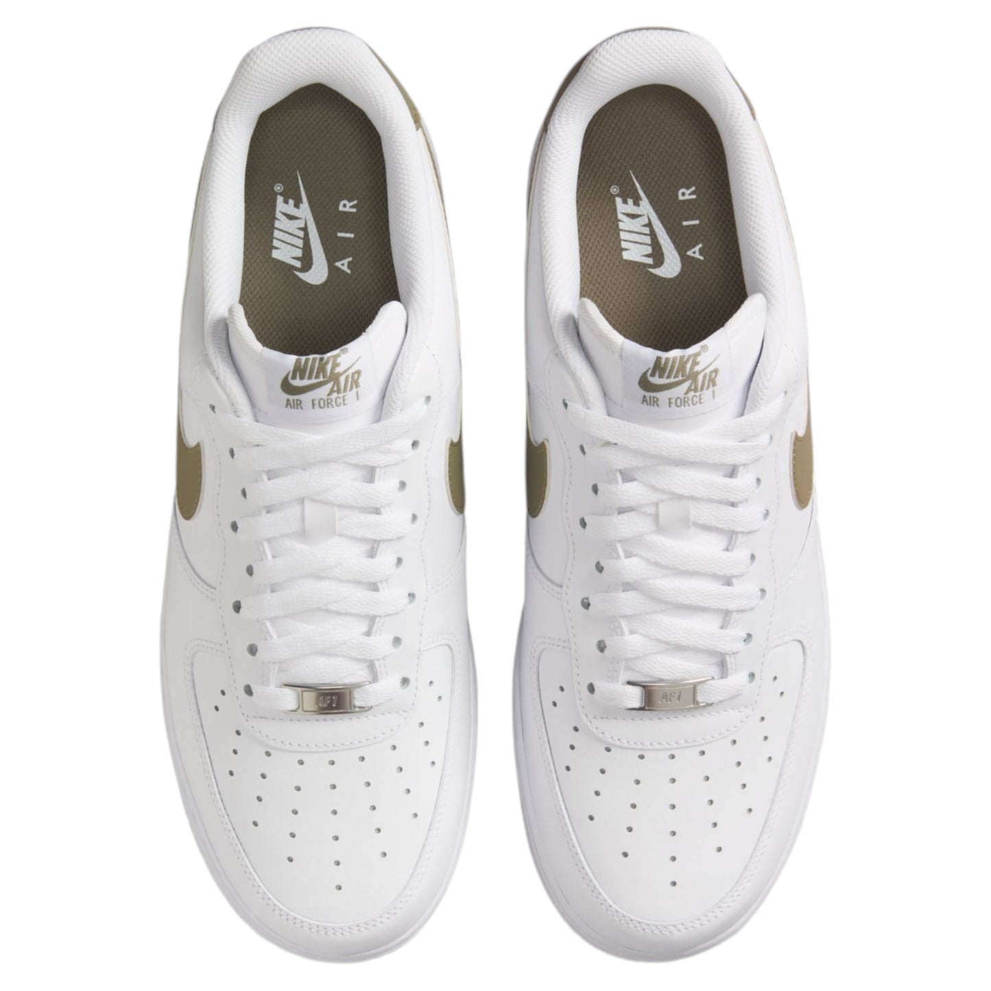 .Nike Mens Air Force 1 '07 - WHITE/OLIVE - (FJ4146-110) - S77 - L/P