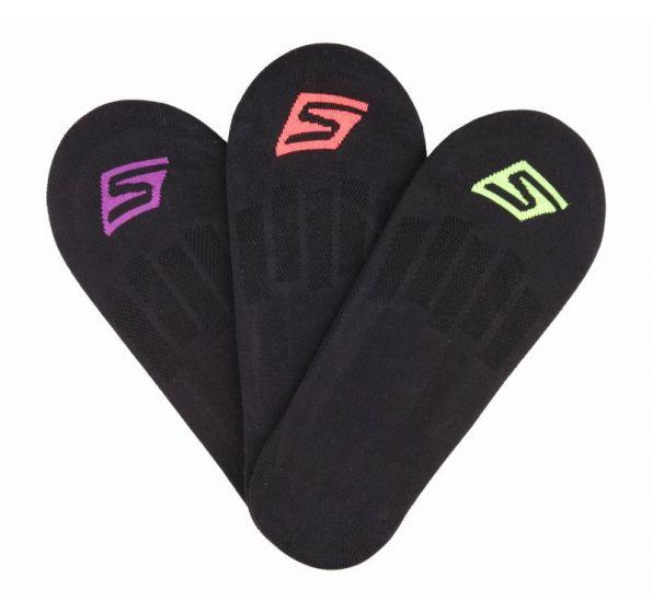 #Skechers Womens 3pk Microfiber Liner Socks - (101584-018) - F
