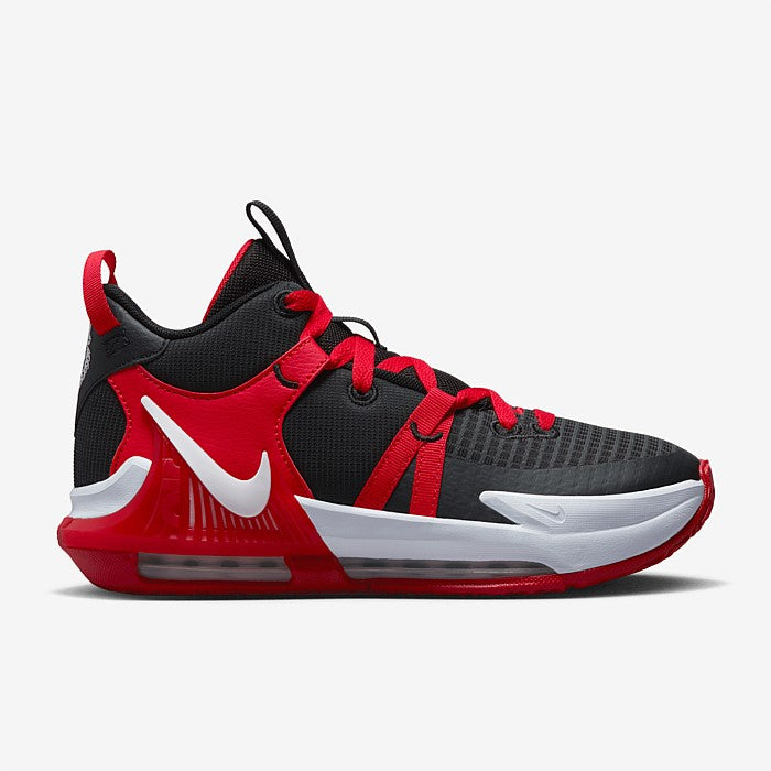 - Nike Kids Lebron Witness VII (GS) Black/White/Red - (DQ8650-005) - LBW - R1L2