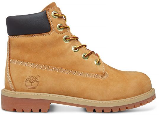 Timberland Junior 6in Boot Wheat Nubuck- (12909) - HX - R2L14