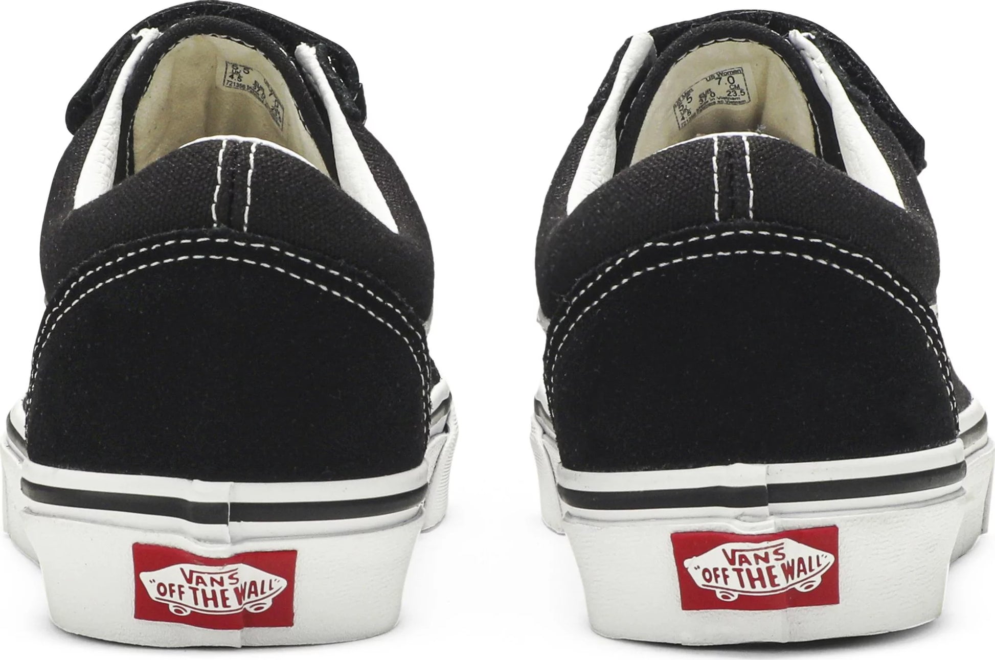 Vans Old Skool Velcro Black White Mens VNA3D29OIU VOC R1L6