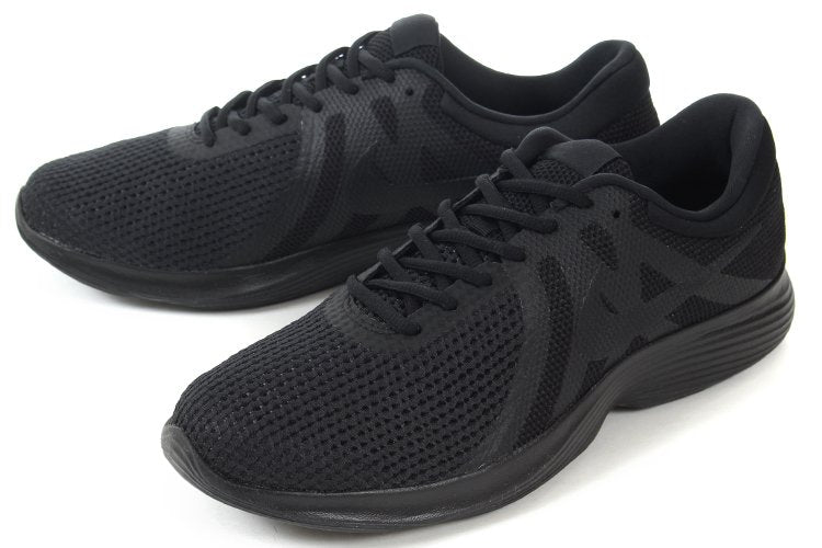 - Nike Revolution 4 Triple Black 4 - (908988-002)  - J4 - R1L3