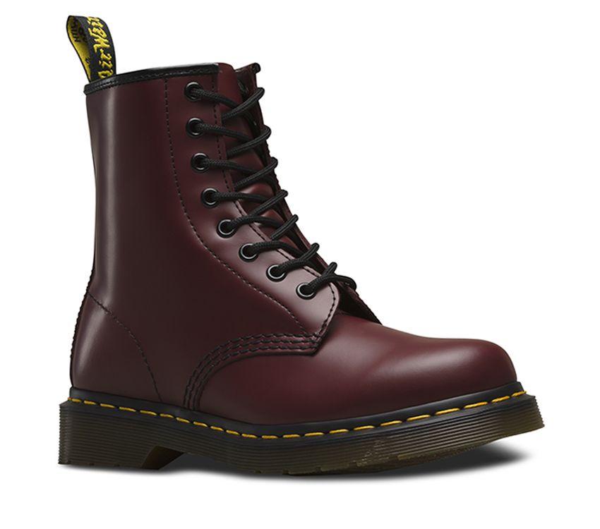 Dr Martens 1460 Cherry Red 1460Z DMC 8 Up Boot Smooth Leather Mens & Womens