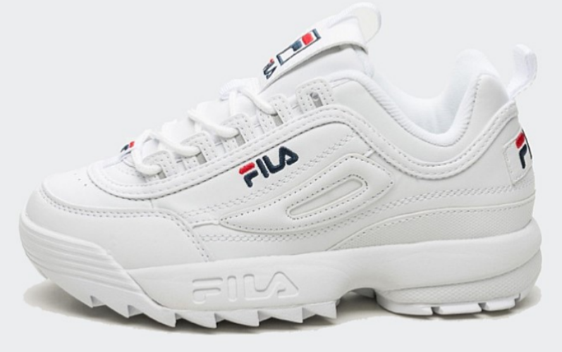 Fila Disruptor II Womens White FW01655W 111 A R2L12
