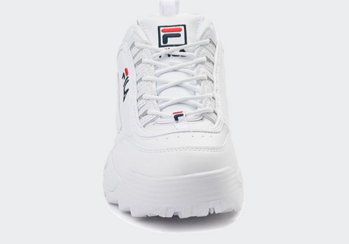 Fila Disruptor II Womens White FW01655W 111 A R2L17 L P Shoe Bizz