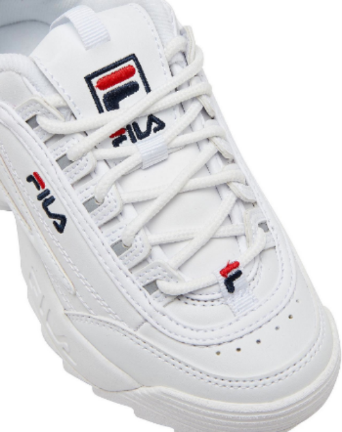 Fila Disruptor II Womens White FW01655W 111 A R2L17 Shoe Bizz