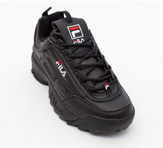 Women's fila black sneakers hotsell