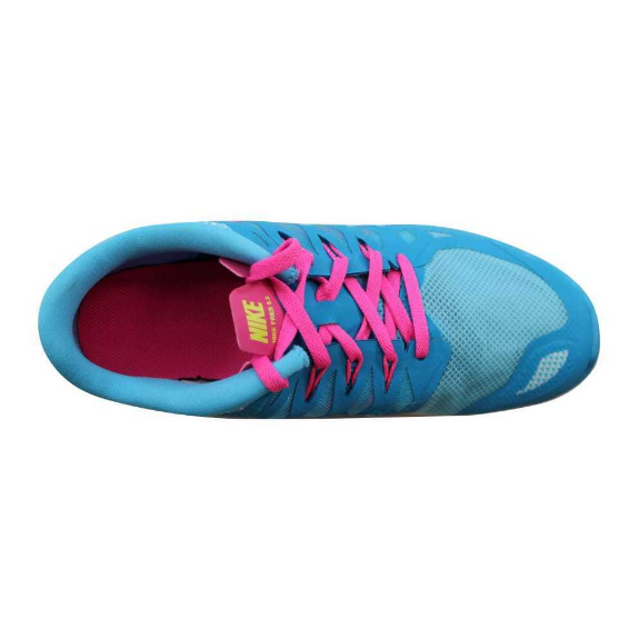 Nike Youth Free 5.0 Blue Lagoon/Pink (64444-401) - GS - L/P