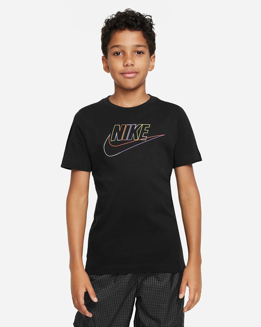 Nike Youth Unisex T-Shirt Black/Multi Print - (DX9506-010) - C2