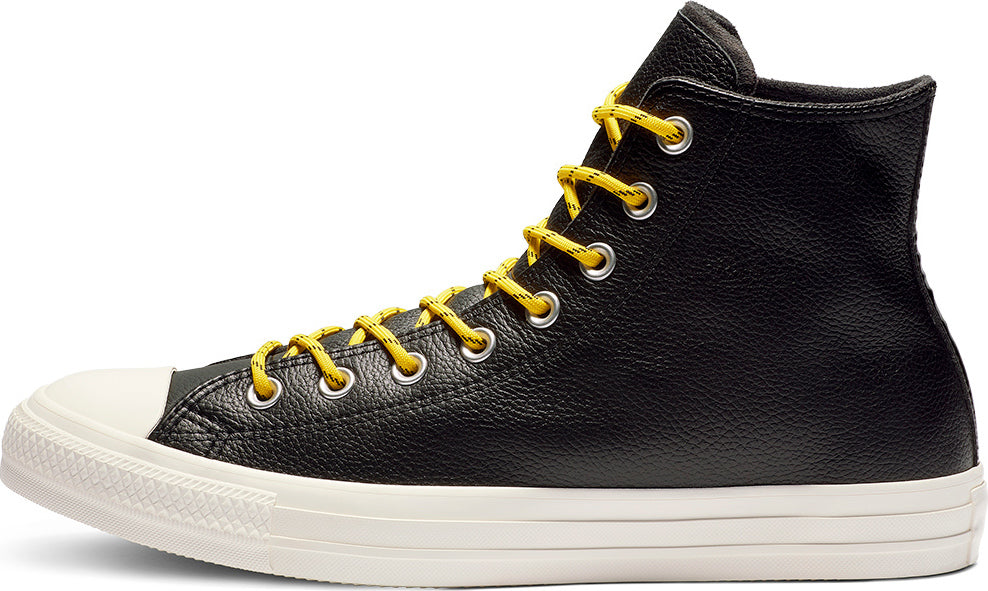 - Chuck Taylor Limo Leather High Top - (163339C) - CG - R1L6