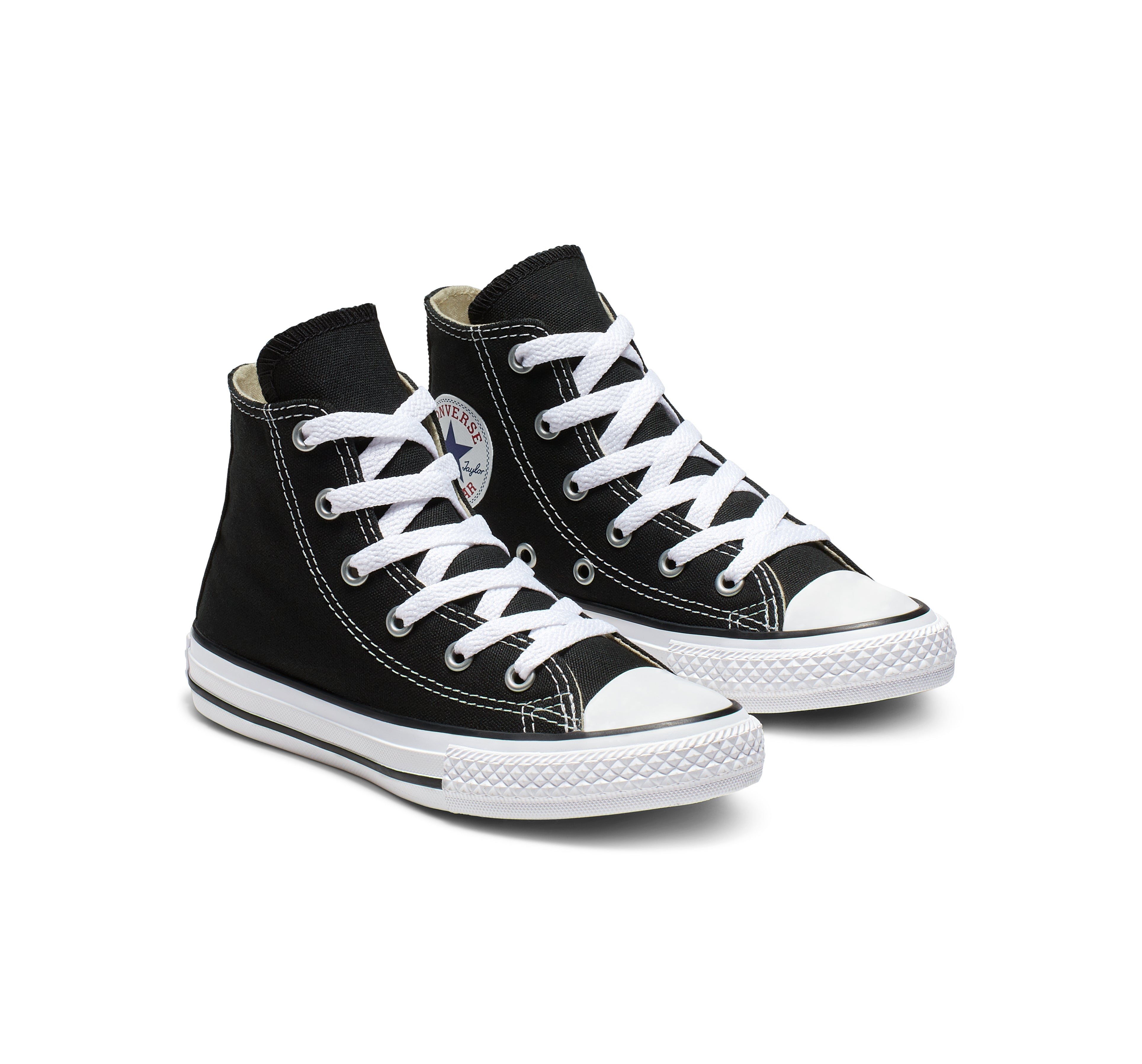 Converse Chuck Taylor Kids Hi Cut Blk Wht 3J231 BLK WHT HI