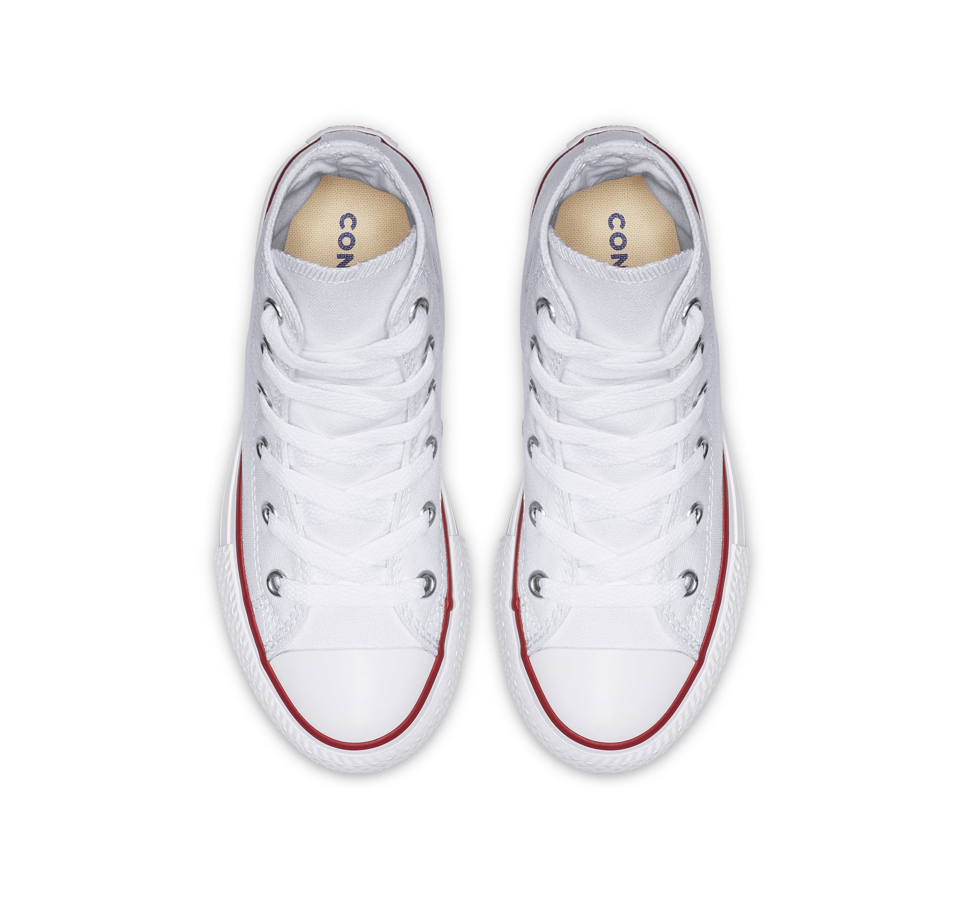 Chuck Taylor Kids Hi Cut Wht/Red (3J253) WHT HI R1L1