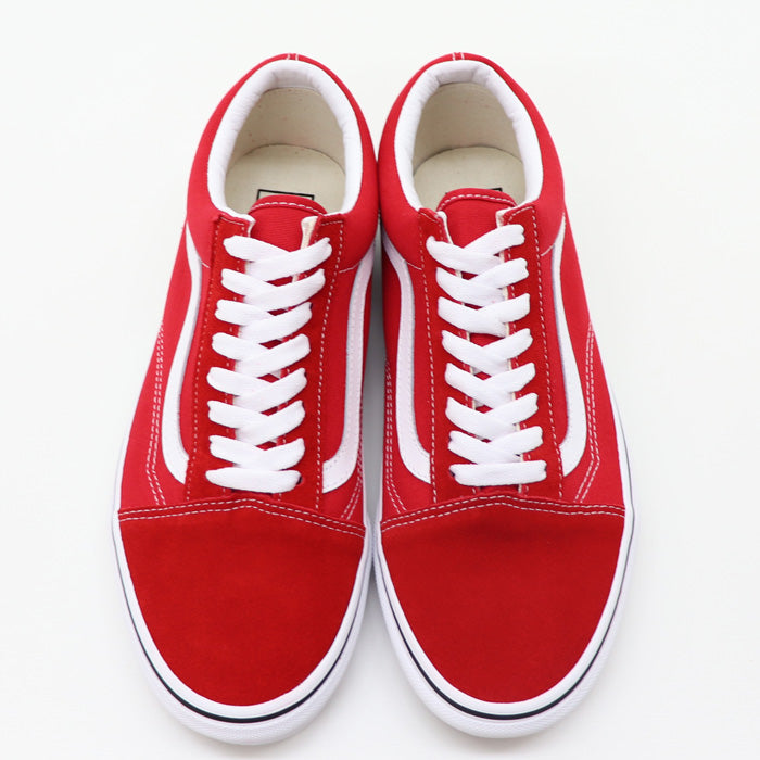 Racing red vans old on sale skool