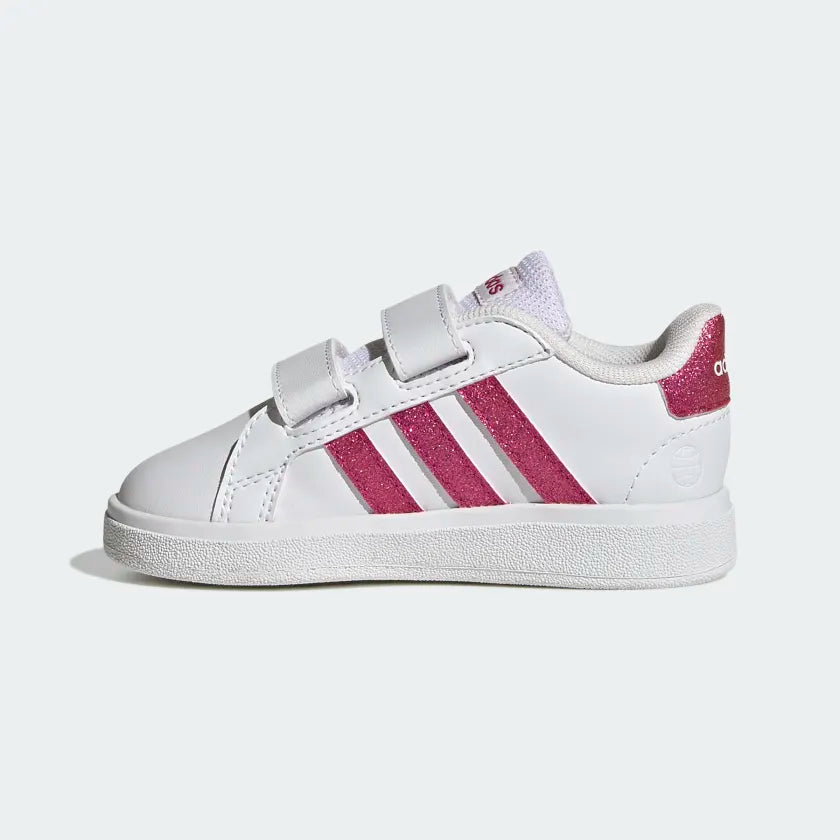 Adidas Toddlers Grand Court 2.0 Sneakers White/Pink (GY4768) - WP - R1L9