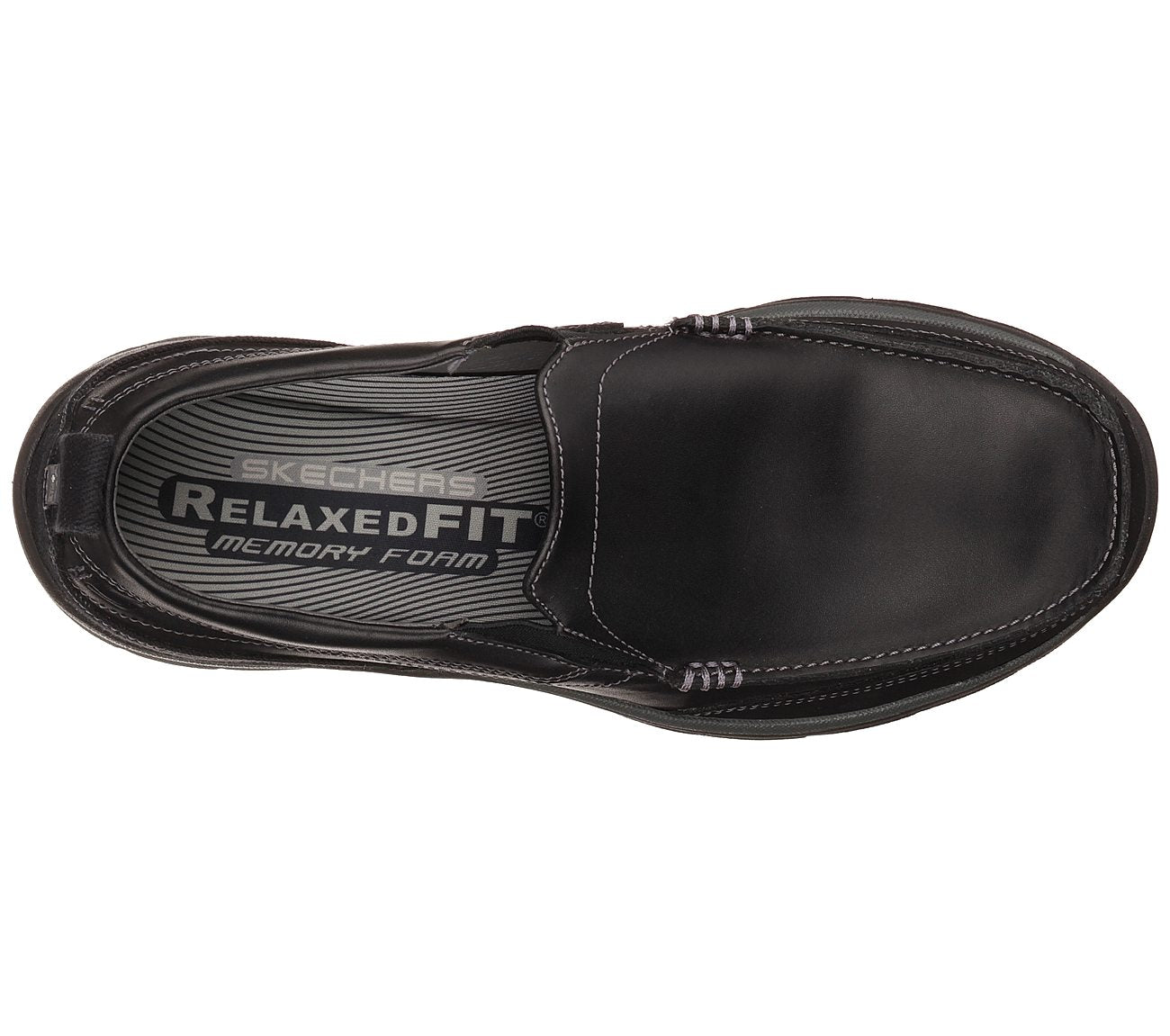 Skechers relaxed fit clearance memory foam mens leather