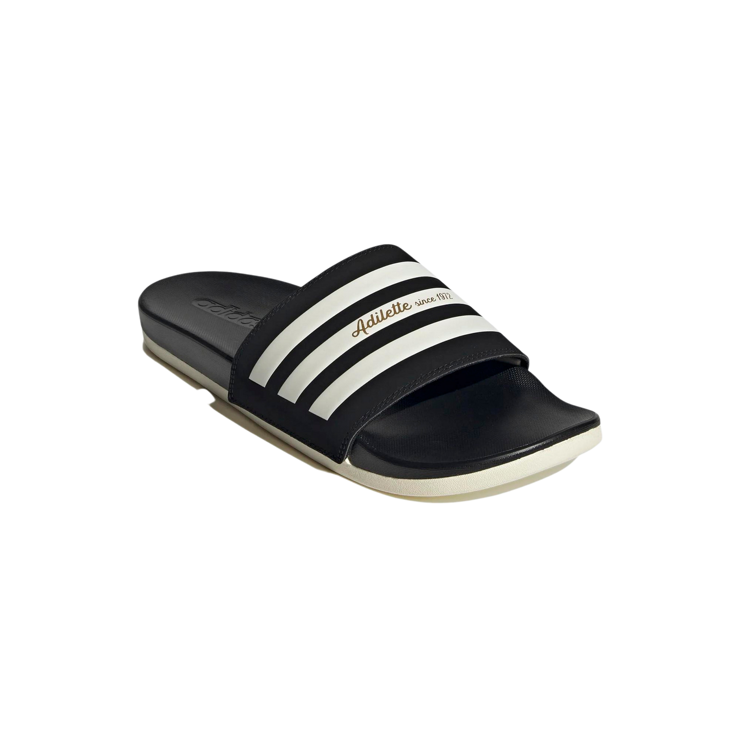 Adidas metallic slides hotsell