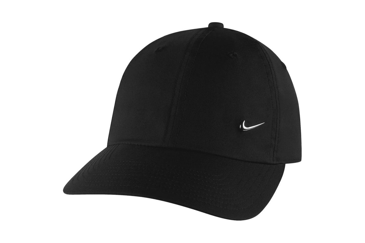 Nike Unisex Metal Swoosh Black/Silver H86 Cap - (943092 010) - NC1 - F