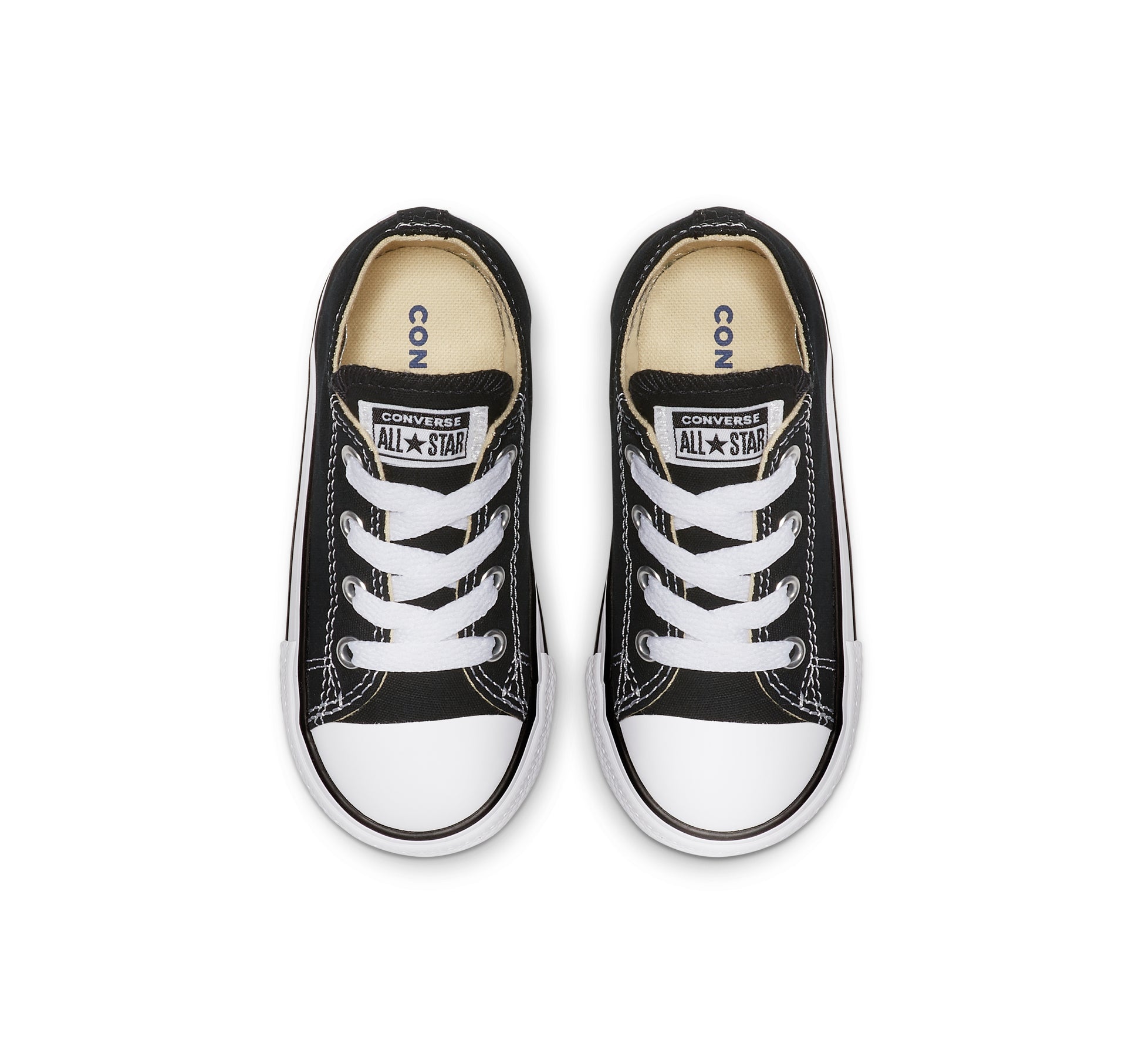 Converse Chuck Taylor Canvas Toddler Lo Cut (7J235) Blk Lo