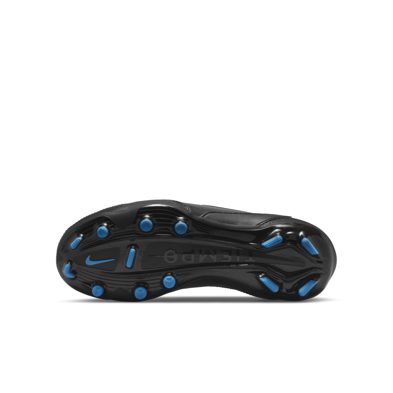 Nike Junior Legend 9 Academy FG/Mg Black/Blue - (DA1333 001) - ACM - R2L17