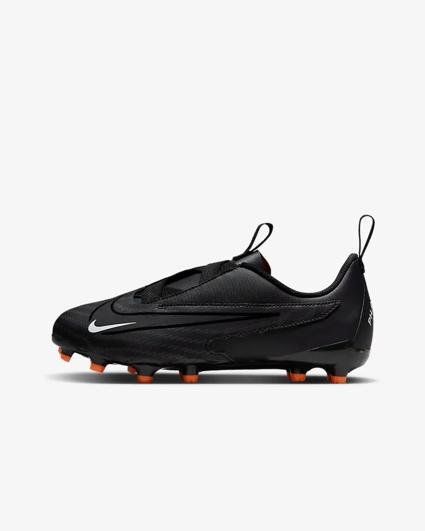 Nike black top and orange boots