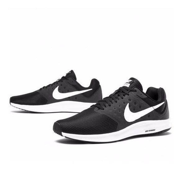 #Nike Mens Downshifter 7 Black/White (852459 002) - B19 - L/P