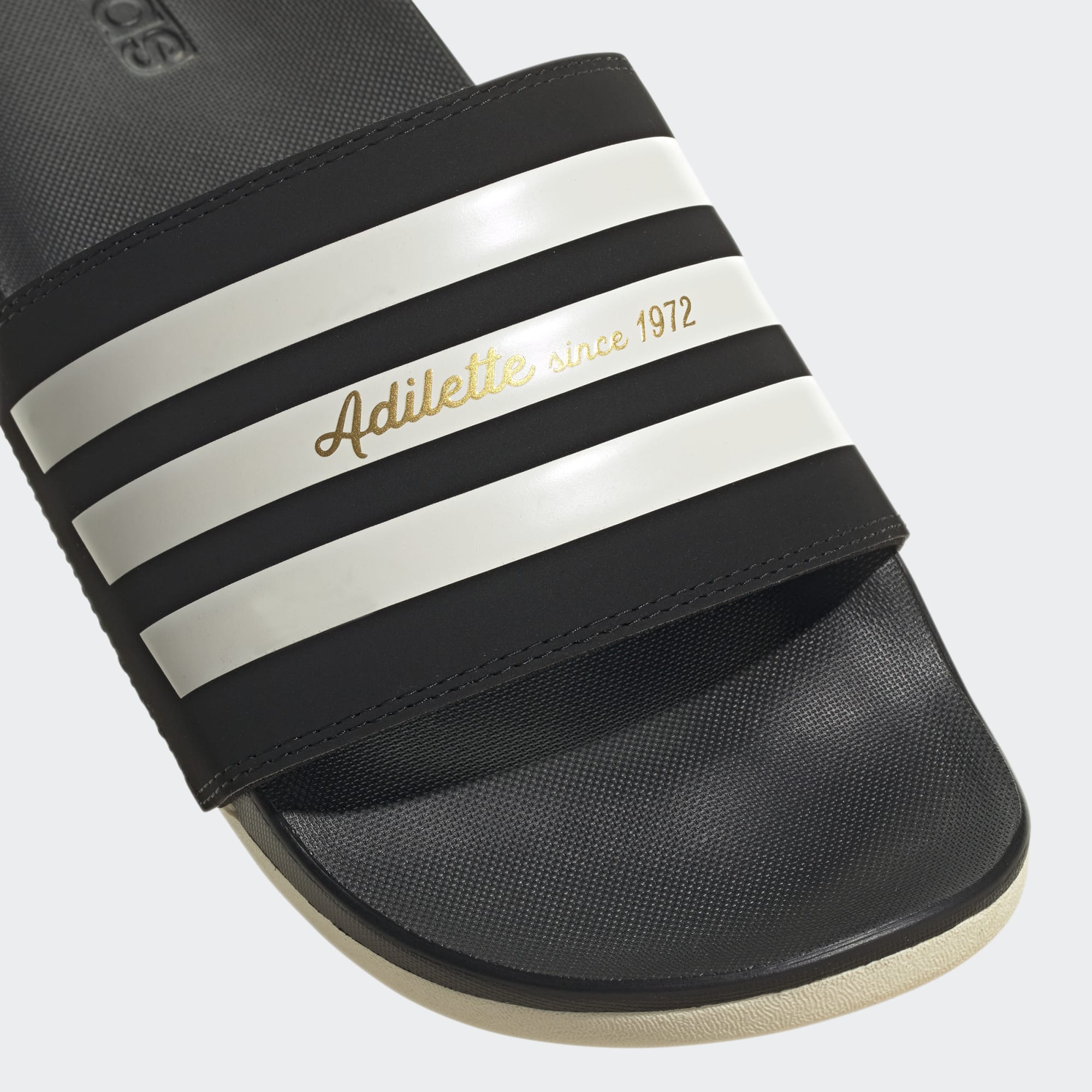 Adidas adilette on sale slides gold