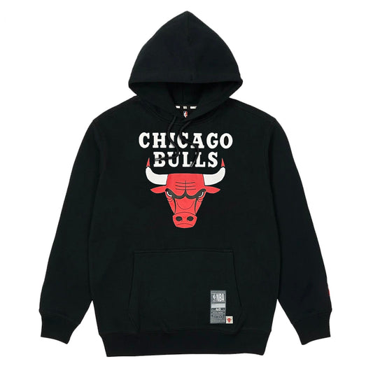-Mitchell & Ness Mens Team Logo Hoodie Chicago Bulls- (7K2M1SBEL-BUL) - HD13 - BAS 17