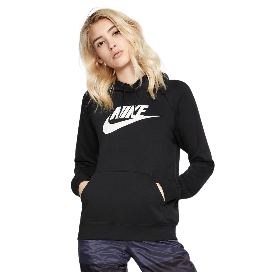 Nike Sportswear Essential Women's Fleece Pullover Hoodie (BV4126-010) - HD15 - 9