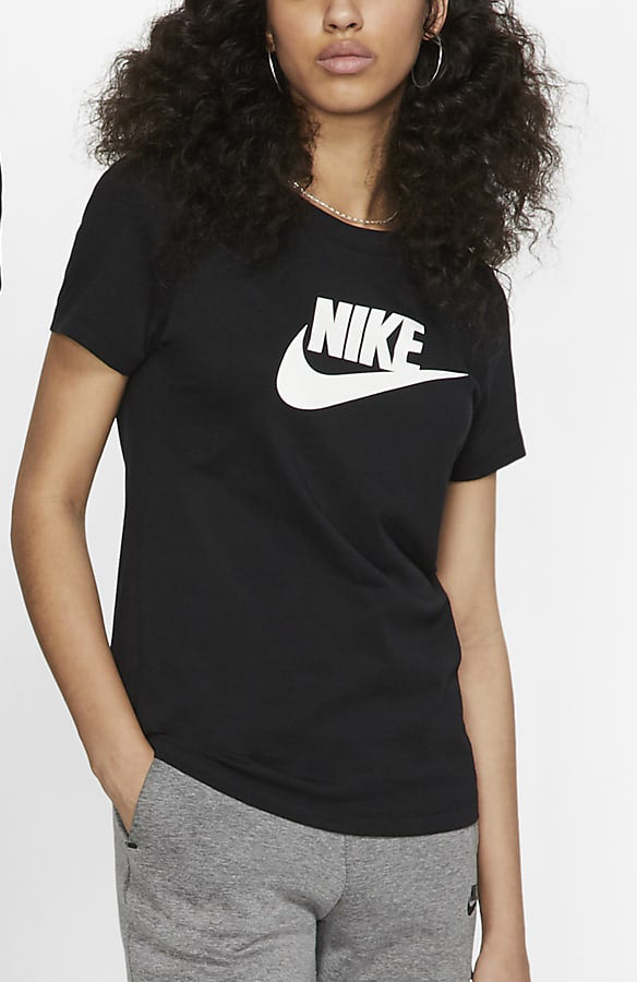 Nike Womens Essential Tee Icon Futura - (BV6169 010) - TS8 - 7