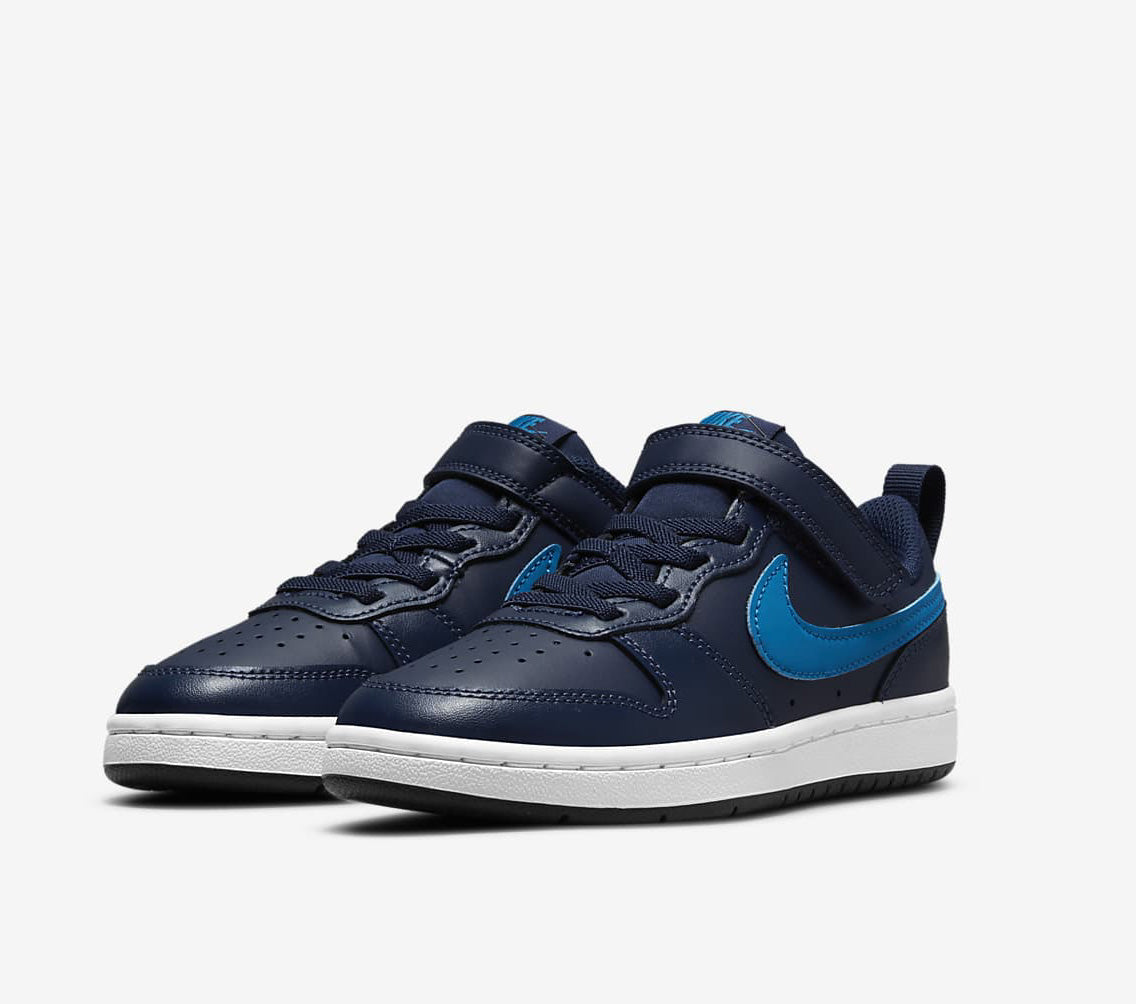 - Nike Kids Court Borough Low 2 Blue - (BQ5451 403) - CB3 - R1L2