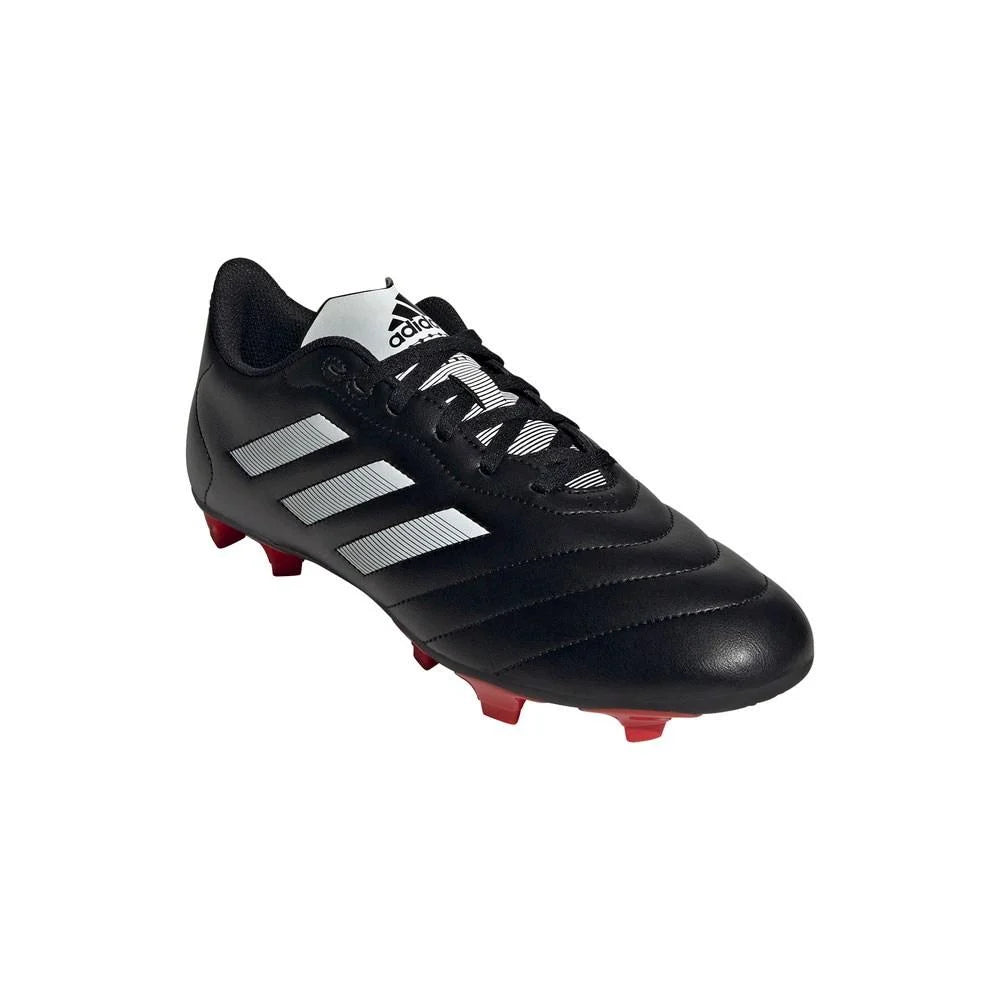 Adidas Mens Goletto FG VIII Boot BLACK WHITE RED GX7793 BR Shoe Bizz