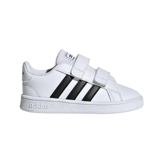 *Adidas Toddlers Grand Court Sneakers White/Black (EF0118/GW6527) - EW - R1L9