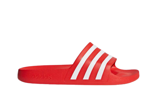 #Adidas Unisex Aqua Slides Red - (F35540) - R2L14/F