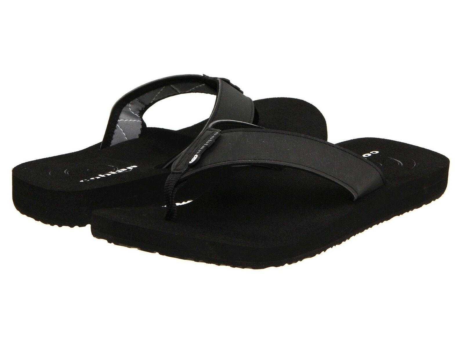 Cobian Mens Jandals Floater Black FLT08 001 F Shoe Bizz