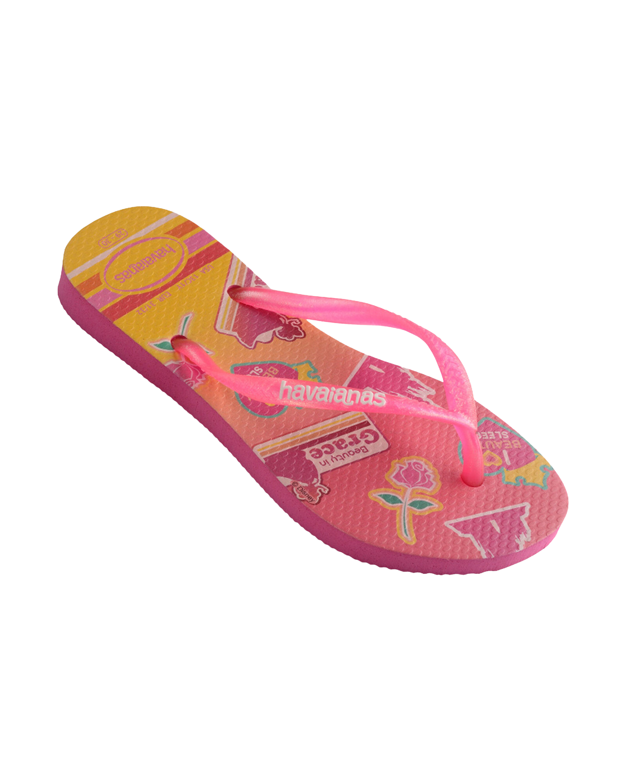 HAVAIANAS KIDS SLIM PRINCESS PINK FLUX P - HVBB - F