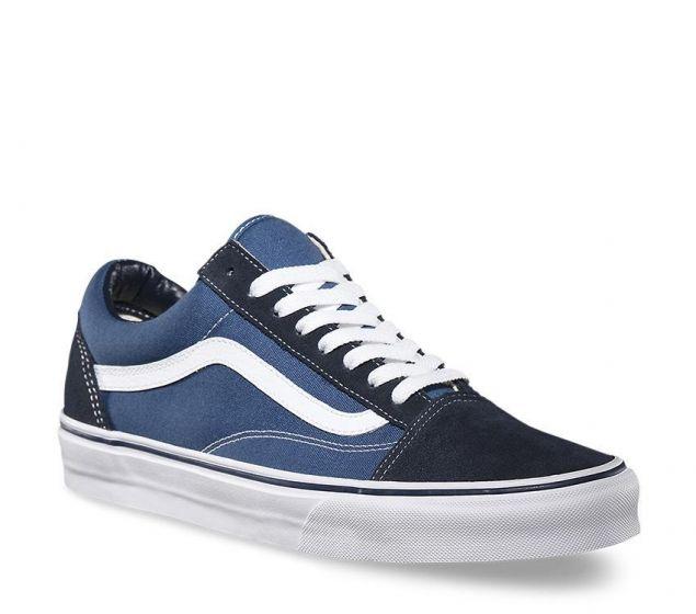 Vans navy outlet and black