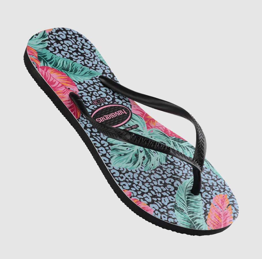 Havaianas Womens Slim Animal Floral 1069 HVQ F Shoe Bizz