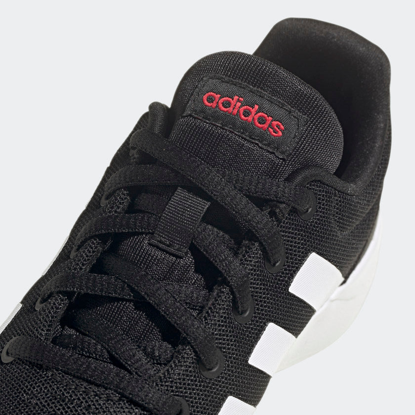 Adidas Youth LITE RACER CLN 2.0 SHOES Core Black / Cloud White / Scarlet - (GZ7739) - C2 - R2L13
